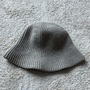 Cozy Gray Knit Hat